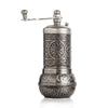 Black Pepper and Spice Grinder, Manual Pepper Mill with Handle - CRYSTALIA GLASS